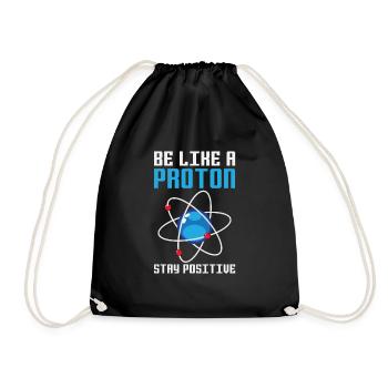 Proton atomique - Sac de sport léger - noir - Devant
