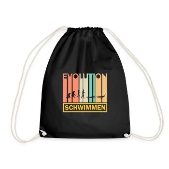 Cadeau de sports nautiques de natation · Evolution - Sac de sport léger - noir - Devant