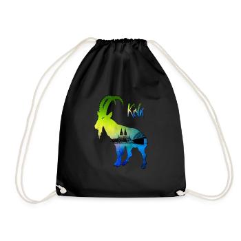 Cologne Cathedral Geißbock Hennes - Drawstring Bag - black - Front