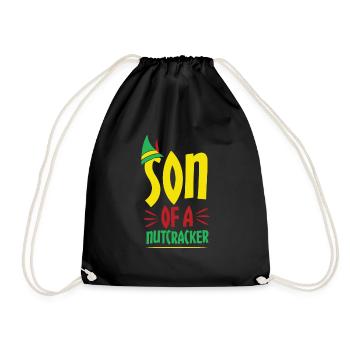 Sohn eines Nussknackers Ehrfürchtiges Weihnachten - Turnbeutel - Schwarz - Vorne