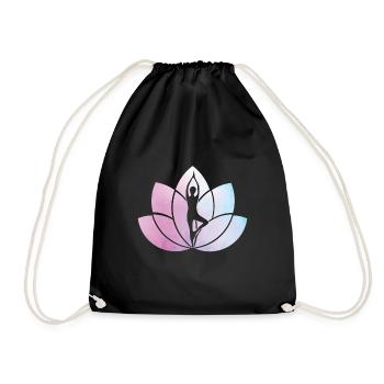 yoga - Sac de sport léger - noir - Devant