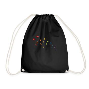 LGBT freedom - Drawstring Bag - black - Front