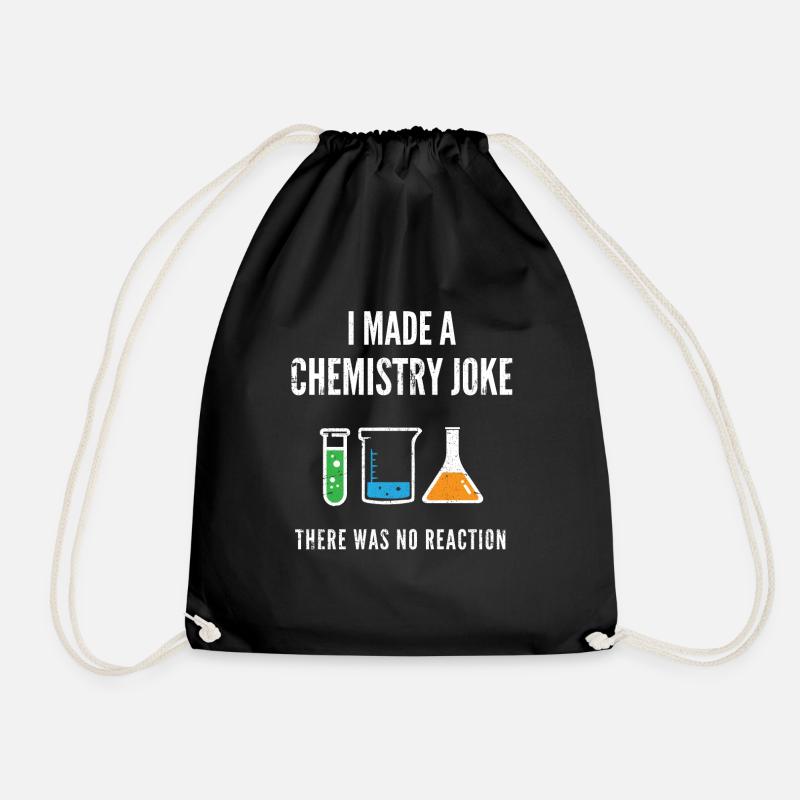 Chemie-Witz - Turnbeutel - Schwarz