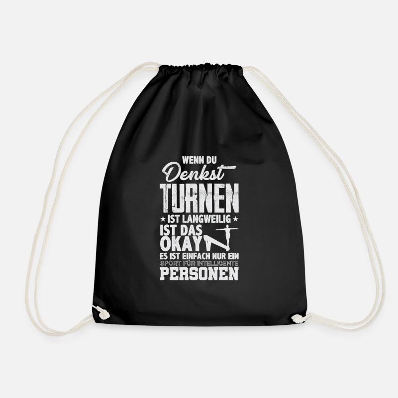 Gymnastics Turnen - Turnbeutel - Schwarz