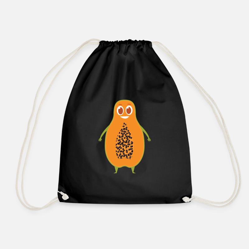 Papaya - Turnbeutel - Schwarz