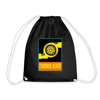 Turbolader - Big Boost! - Turnbeutel - Schwarz - Vorne