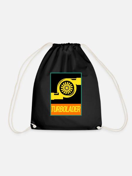 Turbocharger - Big Boost! - Drawstring Bag - black