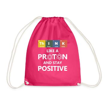 Elementwissenschaftliche Protonenchemie - Turnbeutel - Fuchsia - Vorne