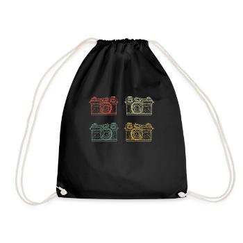 photography - Drawstring Bag - black - Front