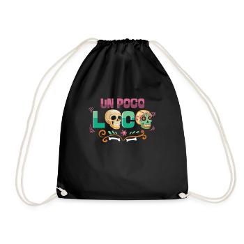 Un Poco Loco - Turnbeutel - Schwarz - Vorne
