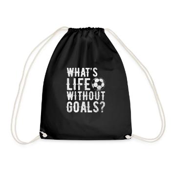 Soccer - Drawstring Bag - black - Front