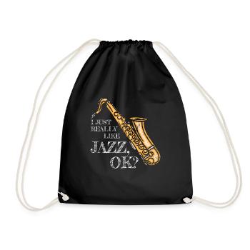 Jazz Saxophone - Sac de sport léger - noir - Devant