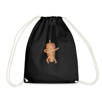 Drôle Dabbender Gyros Dab Gift - Sac de sport léger - noir - Devant