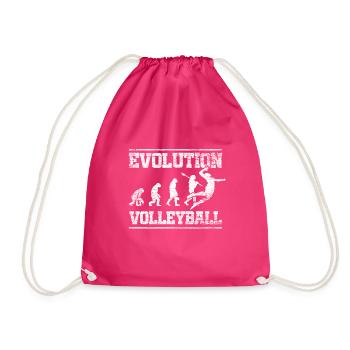 Evolution Volleyball - Turnbeutel - Fuchsia - Vorne