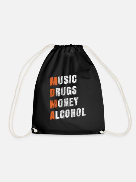 MDMA-Ekstase - Turnbeutel - Schwarz
