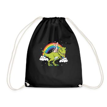 Cadeau Sphynx Cat T-Rex Dinaur Dino - Sac de sport léger - noir - Devant