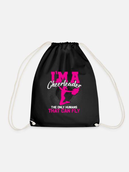 Cheerleading Höhenangst - Turnbeutel - Schwarz