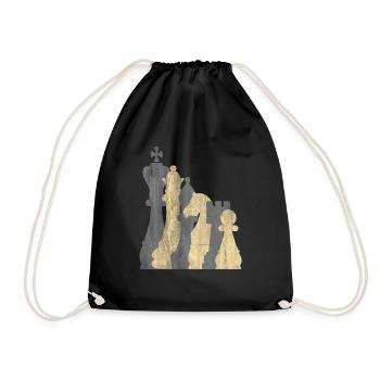 Jeu d'échecs - Sac de sport léger - noir - Devant