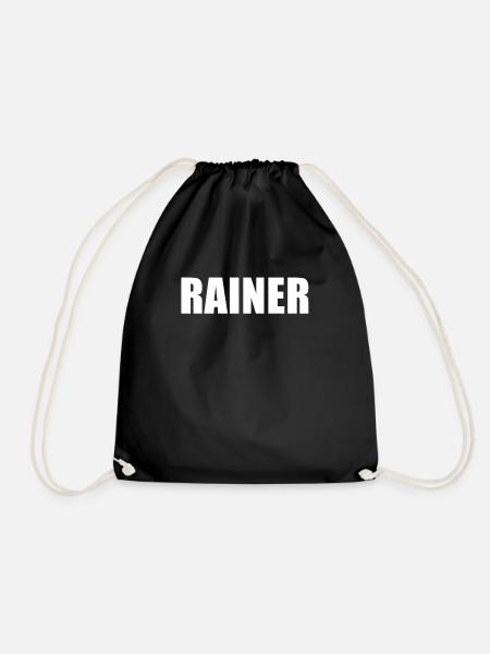 Rainer - Turnbeutel - Schwarz