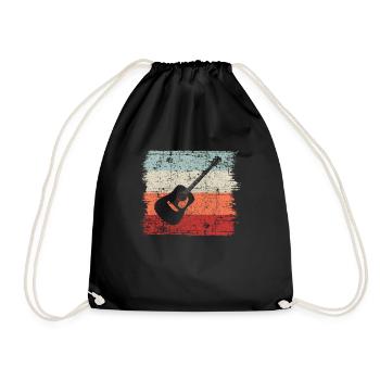 Idée cadeau vintage - Sac de sport léger - noir - Devant