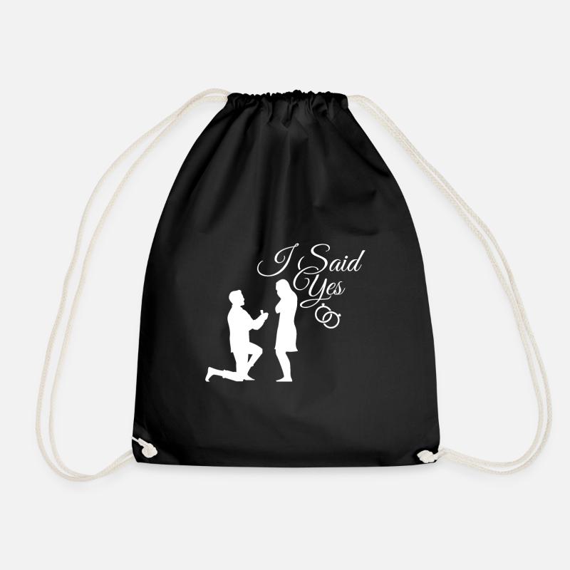 Fiançailles - Sac de sport léger - noir