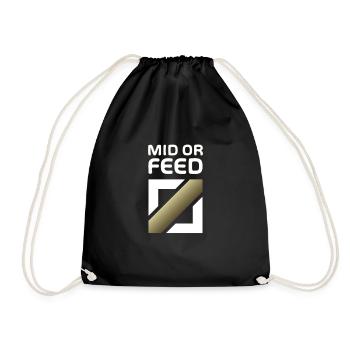 Mid ou feed - Merch of Legends - Sac de sport léger - noir - Devant