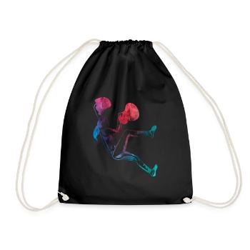 Kletter-Tshirt, Bouldern, Männer Frauen Kinder - Turnbeutel - Schwarz - Vorne