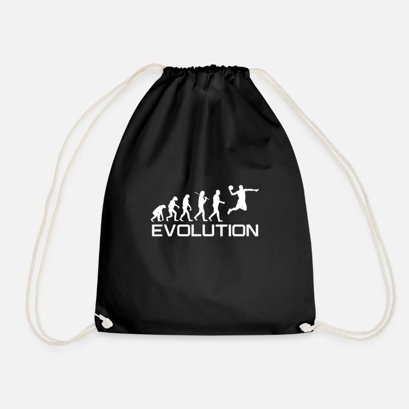 Handball Evolution - Drawstring Bag - black