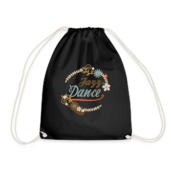 Jazz dance Geschenk - Modern Dance T-Shirt - Turnbeutel - Schwarz - Vorne