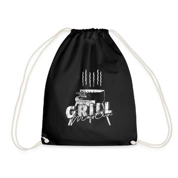 BBQ Grill Master - Drawstring Bag - black - Front