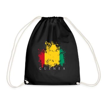 Guinée Afrique Conakry Drapeau Drapeau Drapeau Voyage Cadeau - Sac de sport léger - noir - Devant