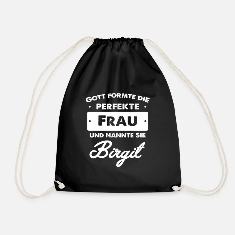 Birgit - Drawstring Bag - black