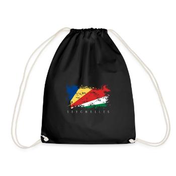 Seychelles seychelles afrique drapeau drapeau pays - Sac de sport léger - noir - Devant