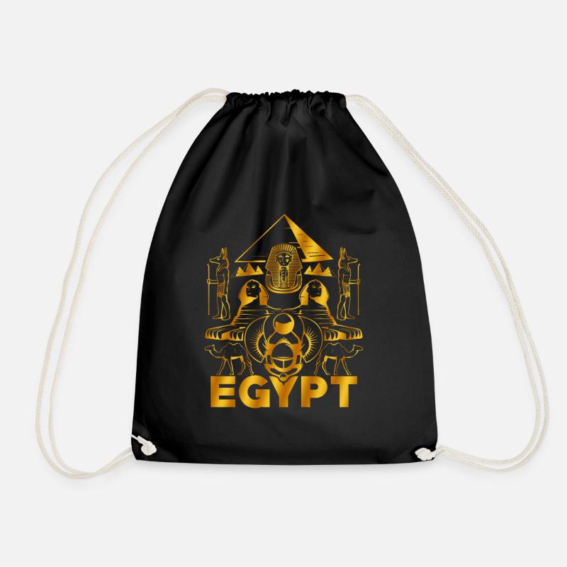 Ägypten - Turnbeutel - Schwarz