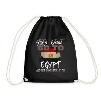 Egypt - Drawstring Bag - black - Front