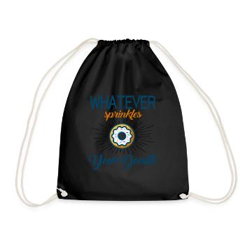 Tout ce qui saupoudre vos beignets - Sac de sport léger - noir - Devant