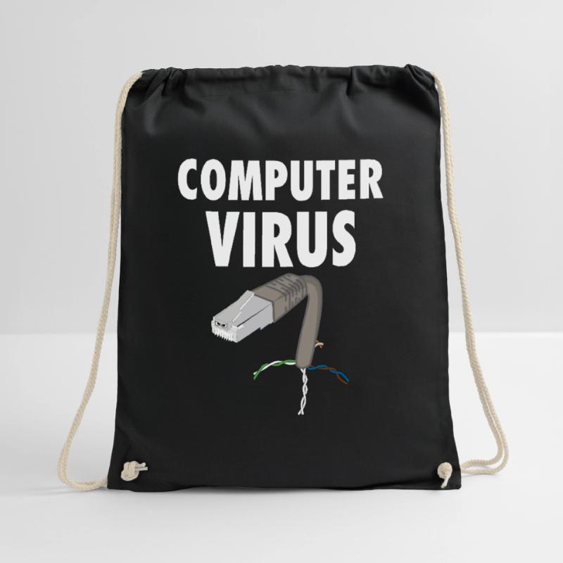virus informatique pc trojan mailware spyware graphique Sac de sport léger