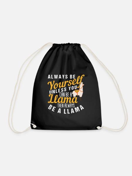 Être un lama - Sac de sport léger - noir