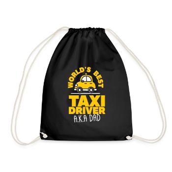 Le taxi de papa - Sac de sport léger - noir - Devant
