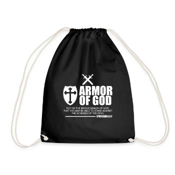 Armor of God - Turnbeutel - Schwarz - Vorne
