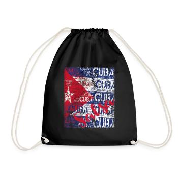 Salsa Cuba Dance - Salsa Dancer Gift - Drawstring Bag - black - Front