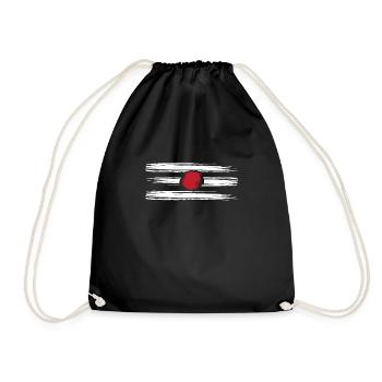 Lord Shiva Design | Hinduism Gift for Believers - Drawstring Bag - black - Front