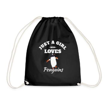 manchot - Sac de sport léger - noir - Devant
