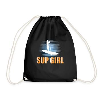 SUP Womens SUP Girl - Drawstring Bag - black - Front