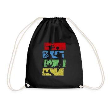 Volleyball Volleyball Sports Gift Cadeau - Sac de sport léger - noir - Devant
