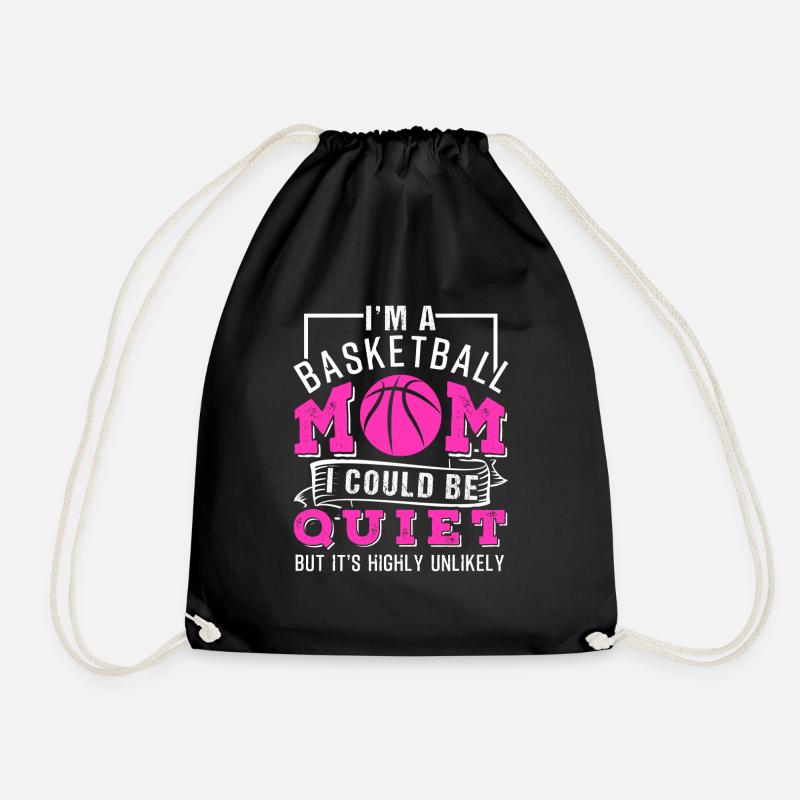 I’m A Basket Maman - Sac de sport léger - noir