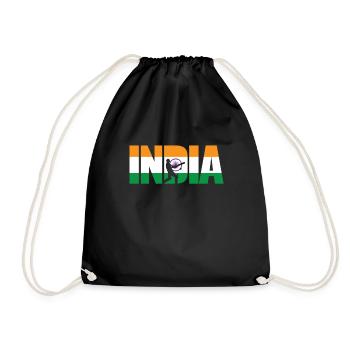 Kit de cricket en Inde: 2019 Indian International - Sac de sport léger - noir - Devant