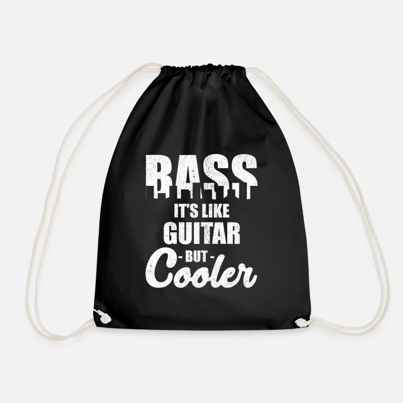 Bass it s like guitar but cooler - Turnbeutel - Schwarz