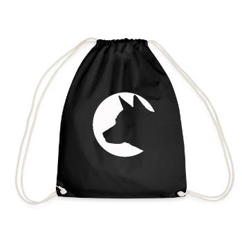 chiens aiment - Sac de sport léger - noir - Devant