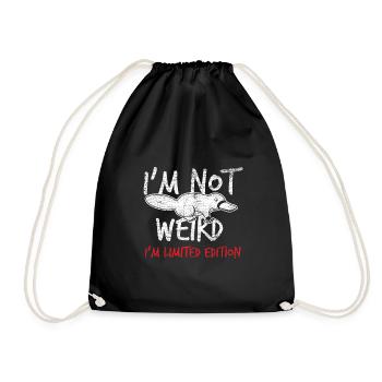 Platypus rarity - Drawstring Bag - black - Front